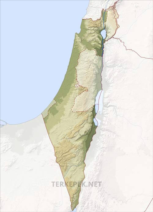 Izrael felszíne