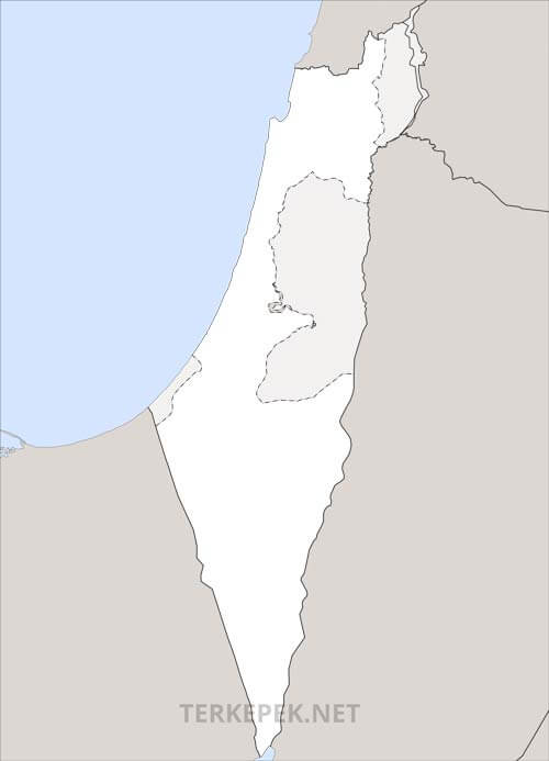 Izrael vaktérkép